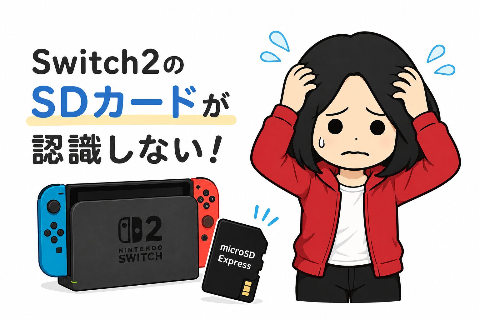 Switch2がSDカードを認識しない！本体故障で無償修理になった体験談